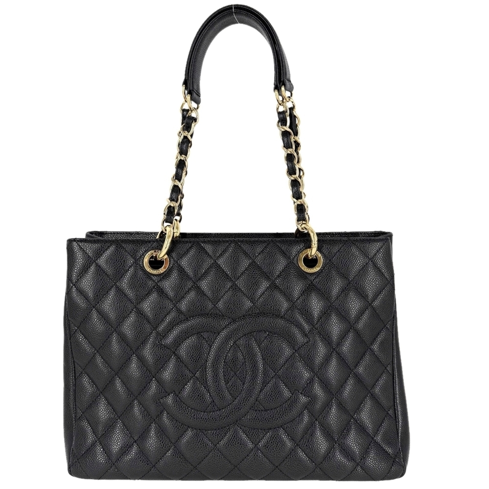 Chanel Women's GST Matelassé Chain Tote Bag with Coco Mark, Shoulder Bag, CHA...